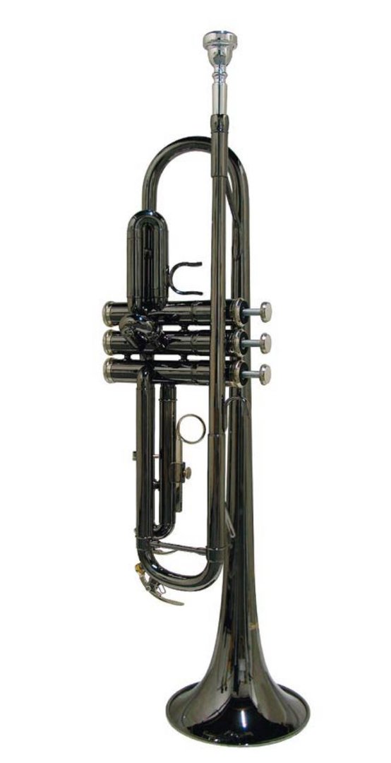 B-Trompete Stewart Ellis Pro Serie Modell SE-1800-BC (Chrom-Schwarz) inkl. Softcase und Mundstück